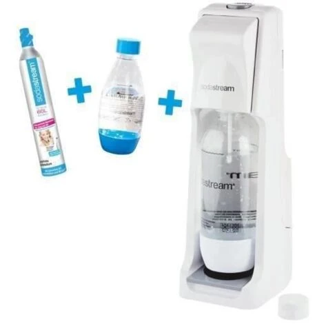 Macchina Soda Di Sodastream, 1 Cilindro Di CO2, 1 Little 1L, 1 0,5 Littiglia 2 Macchina Soda Di Sodastream, 1 Cilindro Di CO2, 1 Little 1L, 1 0,5 Littiglia - immagine 2