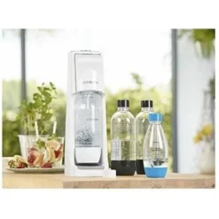 Macchina Soda Di Sodastream, 1 Cilindro Di CO2, 1 Little 1L, 1 0,5 Littiglia 8 Macchina Soda Di Sodastream, 1 Cilindro Di CO2, 1 Little 1L, 1 0,5 Littiglia -Moulinex Negozio 99470468 4