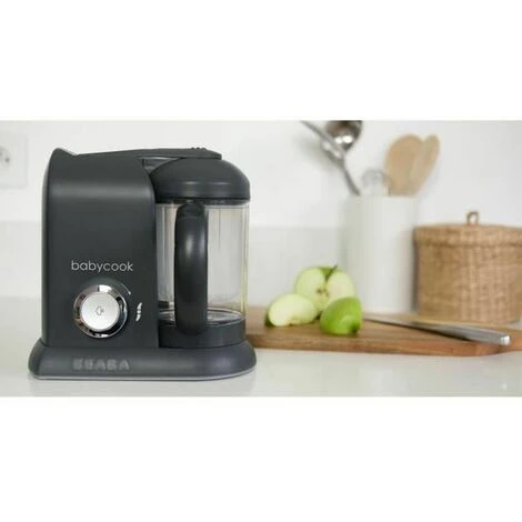 Beaba, Babycook Solo, Robot Bébé, Grigio Scuro 2 Beaba, Babycook Solo, Robot Bébé, Grigio Scuro - immagine 2