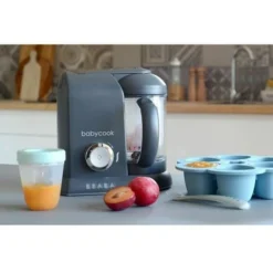Beaba, Babycook Solo, Robot Bébé, Grigio Scuro 9 Beaba, Babycook Solo, Robot Bébé, Grigio Scuro -Moulinex Negozio 99472493 5