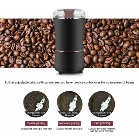 Macinacaffè Elettrico, 150W Macinacaffè Elettrico Frijol Grinder Spice Nothing Grinder Con Lama In Acciaio Inox 4 Macinacaffè Elettrico, 150W Macinacaffè Elettrico Frijol Grinder Spice Nothing Grinder Con Lama In Acciaio Inox - immagine 4