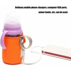 Borsa Scaldabiberon USB, Custodia Termica Per Bottiglia Custodia Termica Per Conservazione Del Calore USB Custodia Termica Per Bottiglia Lavabile Per Viaggi All'aperto (arancione), 9 Borsa Scaldabiberon USB, Custodia Termica Per Bottiglia Custodia Termica Per Conservazione Del Calore USB Custodia Termica Per Bottiglia Lavabile Per Viaggi All'aperto (arancione), -Moulinex Negozio 99776653 5