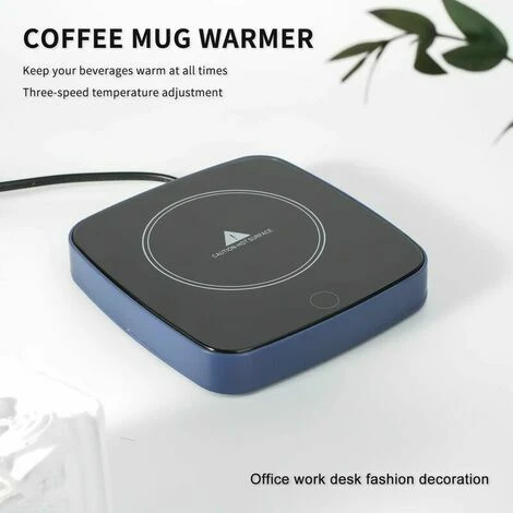 Scalda Tazze. Scalda Tazze Da Caffè Scalda Tazze Elettrico Con 3 Impostazioni Di Temperatura. 16W Per Tazze Elettriche. Piastra Riscaldante Per Caffè Con Spegnimento Automatico Dopo 12 Ore. A Nera 2 Scalda Tazze. Scalda Tazze Da Caffè Scalda Tazze Elettrico Con 3 Impostazioni Di Temperatura. 16W Per Tazze Elettriche. Piastra Riscaldante Per Caffè Con Spegnimento Automatico Dopo 12 Ore. A Nera - immagine 2