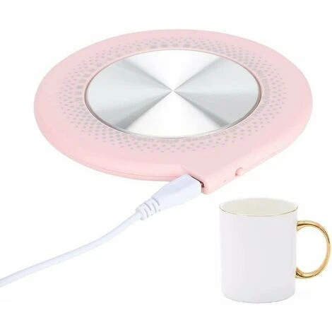 Cuscinetto Isolante Per Riscaldamento USB, Cuscinetto Riscaldante Per Tazza Da Tè Al Latte Da 10 W, Rosa 1 Cuscinetto Isolante Per Riscaldamento USB, Cuscinetto Riscaldante Per Tazza Da Tè Al Latte Da 10 W, Rosa