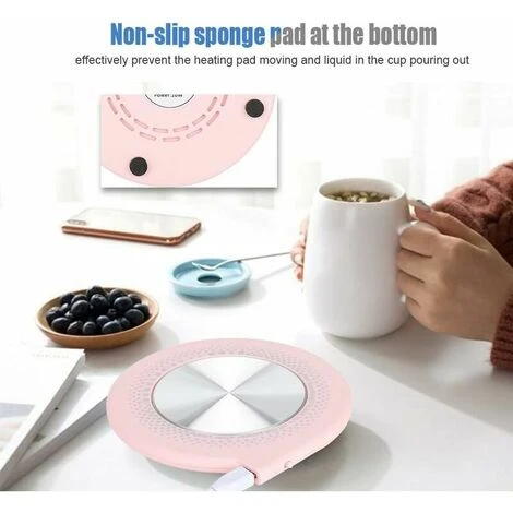 Cuscinetto Isolante Per Riscaldamento USB, Cuscinetto Riscaldante Per Tazza Da Tè Al Latte Da 10 W, Rosa 4 Cuscinetto Isolante Per Riscaldamento USB, Cuscinetto Riscaldante Per Tazza Da Tè Al Latte Da 10 W, Rosa - immagine 4