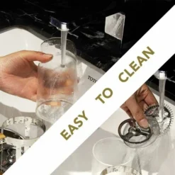 French Press, 350ml 12oz 1-2 Tazze French Press, Piccola Pressa Per Tè In Vetro Borosilicato Con Manico In Bambù 8 French Press, 350ml 12oz 1-2 Tazze French Press, Piccola Pressa Per Tè In Vetro Borosilicato Con Manico In Bambù -Moulinex Negozio 99784667 4