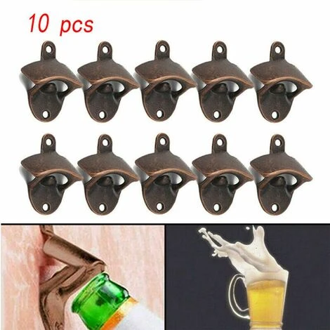 10 Pezzi Apribottiglie Da Birra Apribottiglie Da Bar Da Cucina Apribottiglie Da Parete Apribottiglie Da Birra 2 10 Pezzi Apribottiglie Da Birra Apribottiglie Da Bar Da Cucina Apribottiglie Da Parete Apribottiglie Da Birra - immagine 2